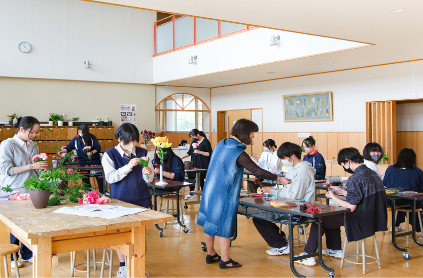 D棟ホールの写真